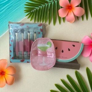 Sephora Magnetic Brush Set, Makeup Eraser Happy Hour & Tarte Sugar Rush Palette
